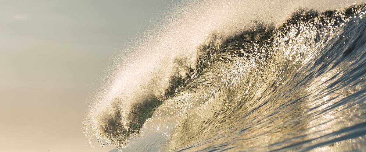 A morning wave in Costa Rica