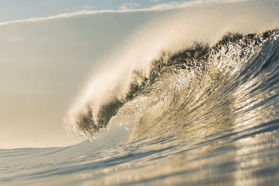 A morning wave in Costa Rica