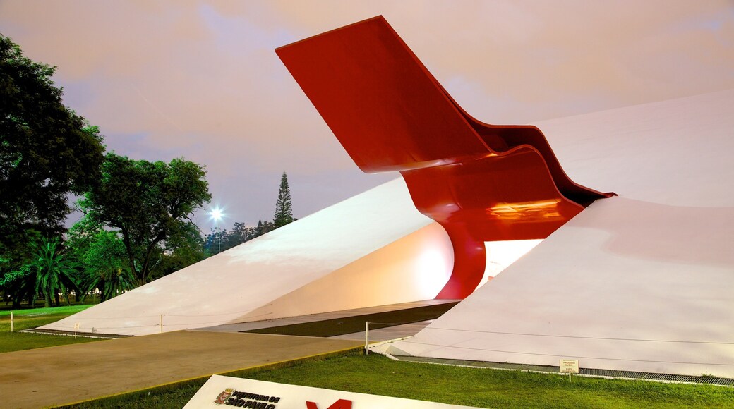 Ibirapuera Auditorium showing modern architecture