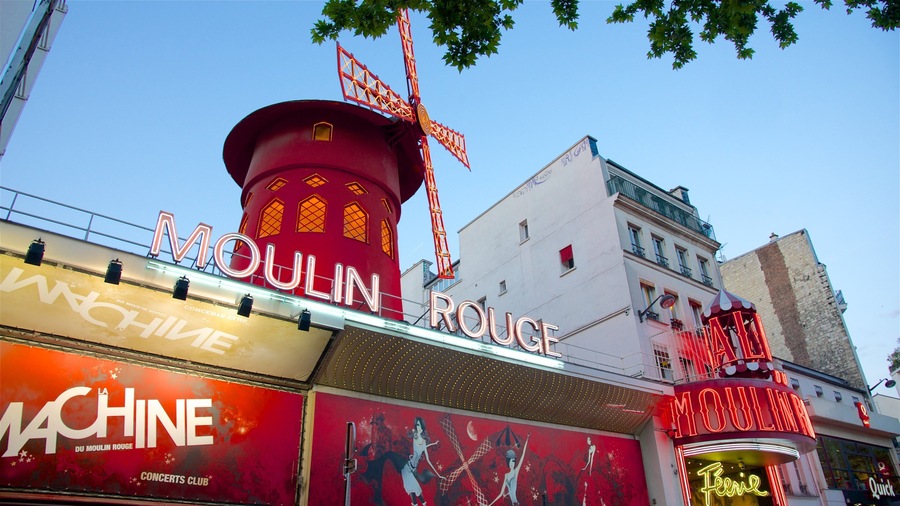 Pigalle which includes signage