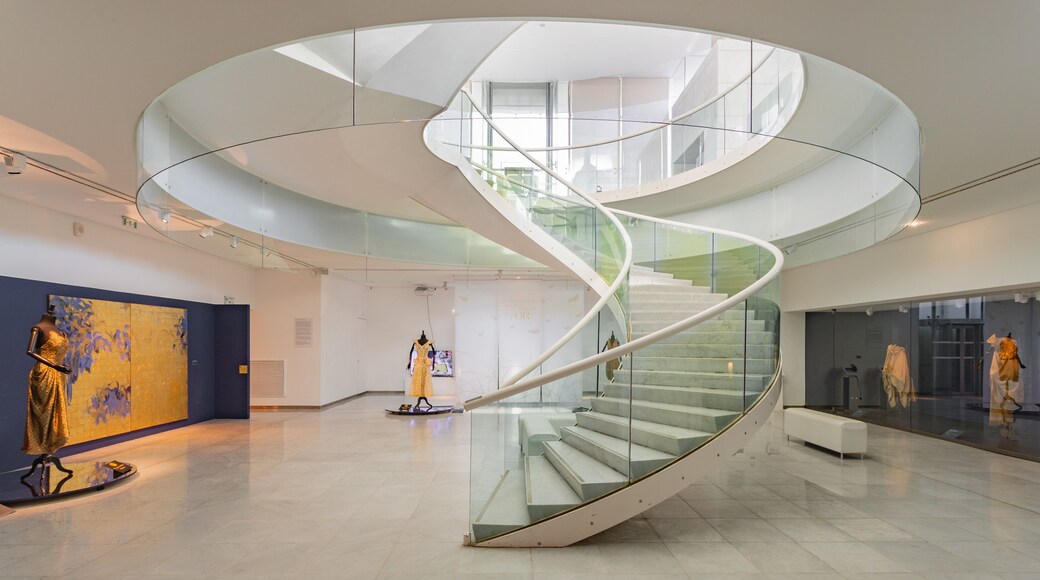 Asian Art Museum which includes art and interior views