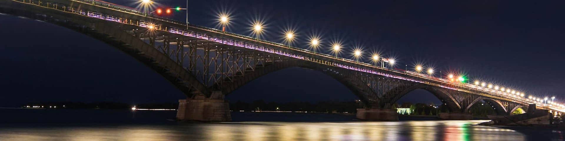 Peace Bridge at night! From the Bird's island pier.
#likealocal