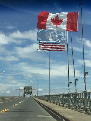 Peace Bridge. Ontario --> New York. July 16, 2016.