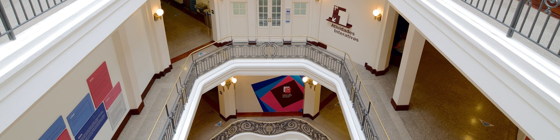 Bank of Brazil Cultural Center featuring interior views