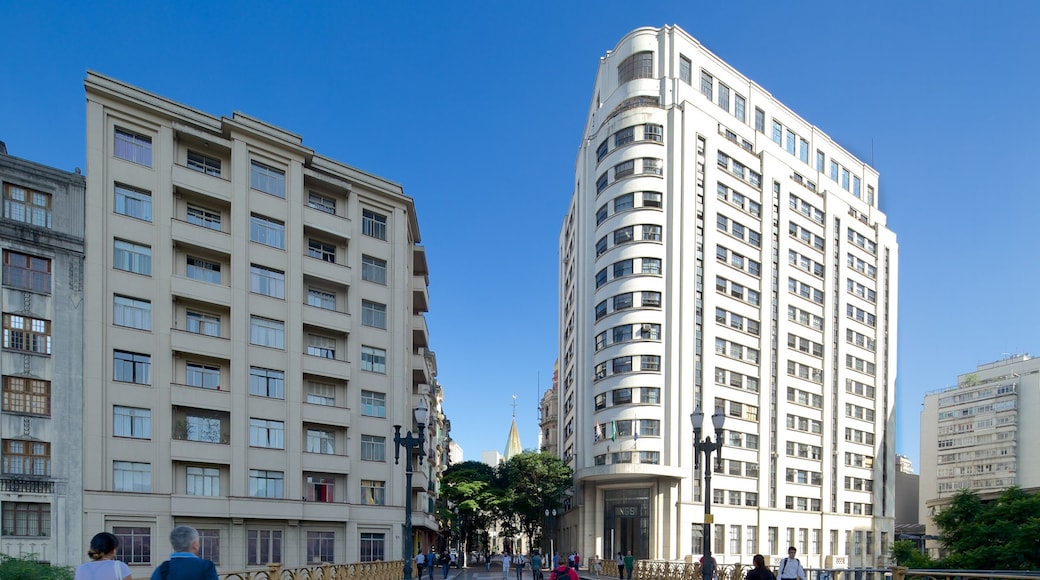 Viaduto do Chá que incluye una ciudad