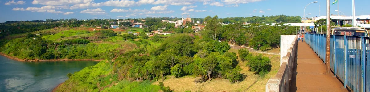 Friendship Bridge featuring views, a river or creek and landscape views
