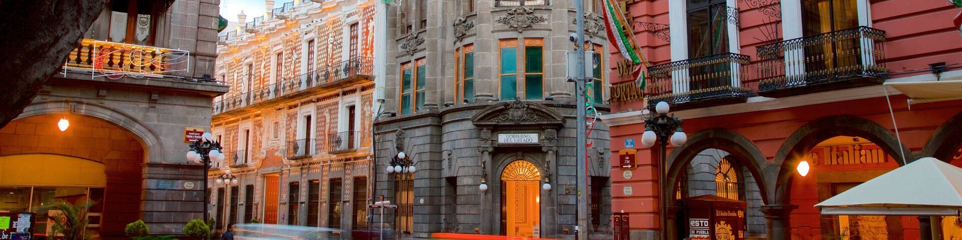 Zocalo-pladsen som viser kulturarvsgenstande