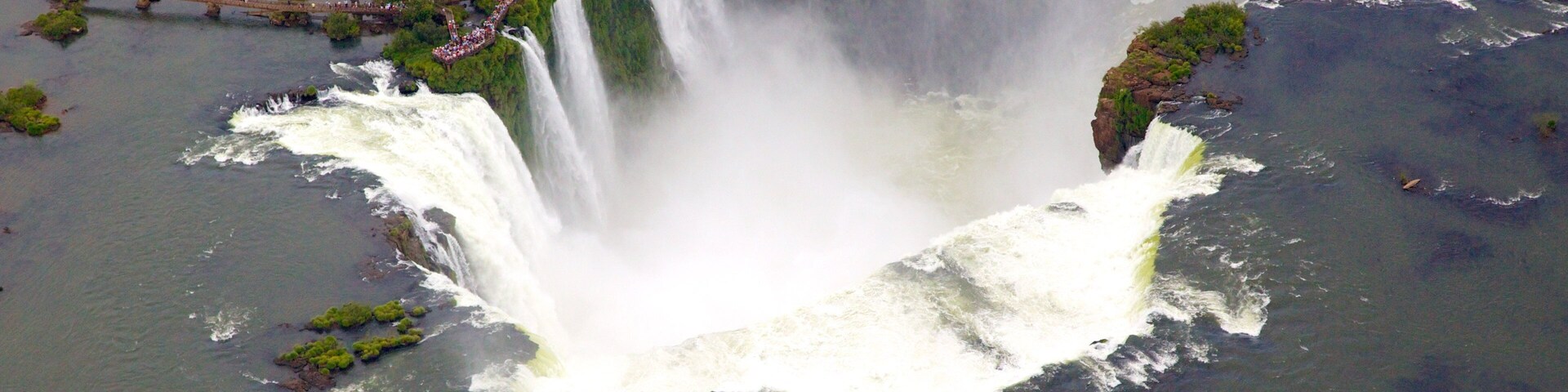 Iguazu Falls featuring a waterfall