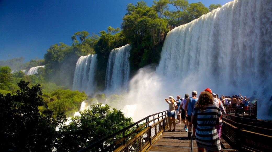 Cataratas do Iguaçu bevat een waterval en ook een grote groep mensen