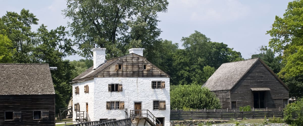 The 18th century Philipsburg Manor in Sleepy Hollow, New York
