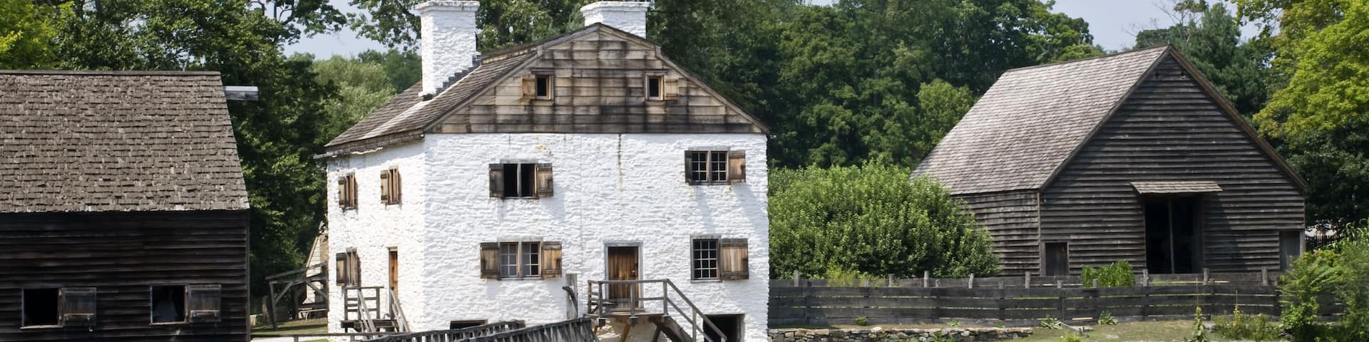 The 18th century Philipsburg Manor in Sleepy Hollow, New York
