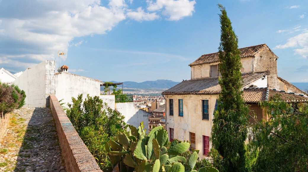 Albaicín featuring a house, heritage elements and views