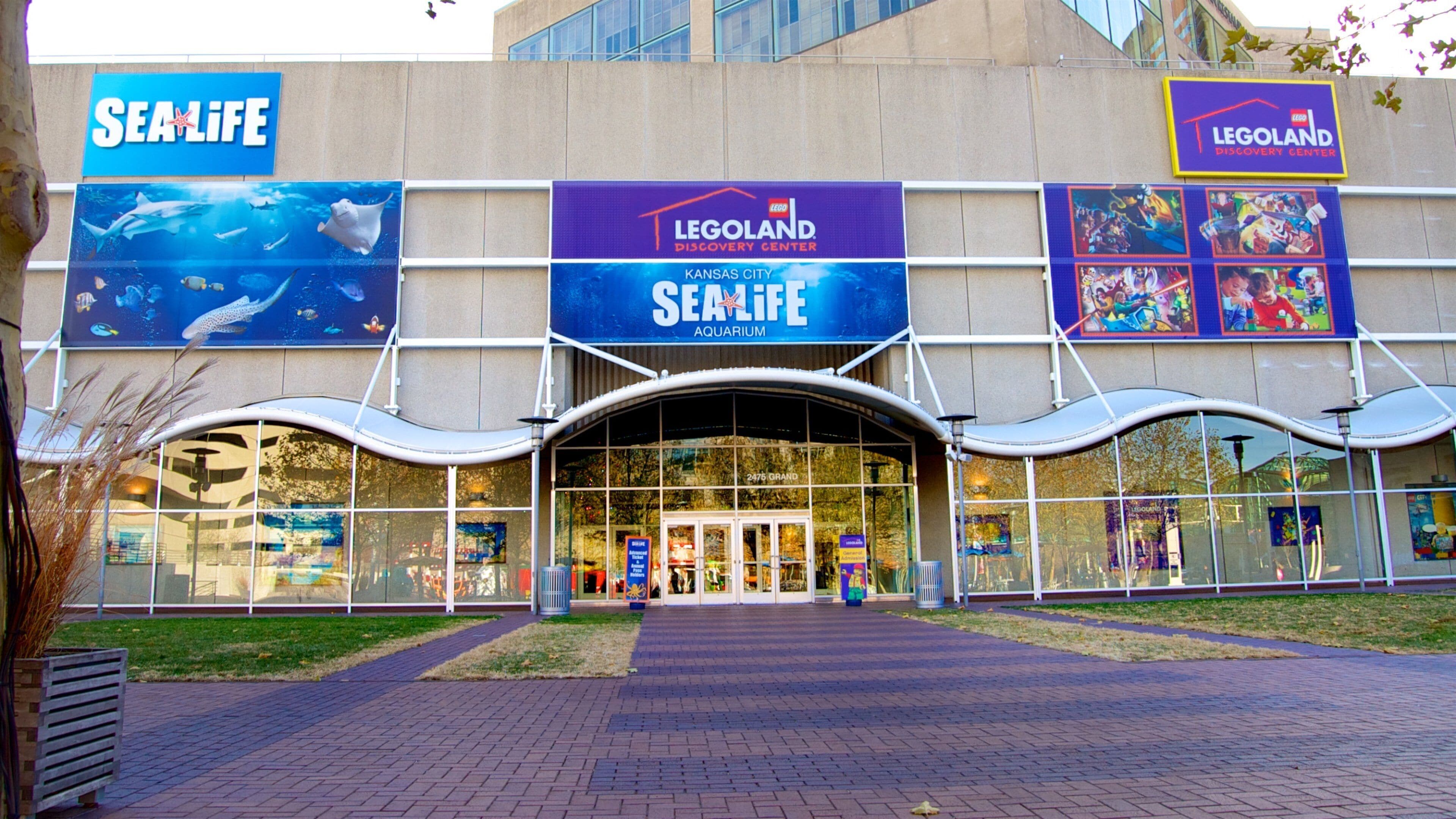 Sea Life Aquarium featuring signage