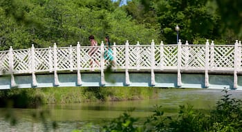 Maryland Quiet Waters Park which includes a garden as well as a small group of people