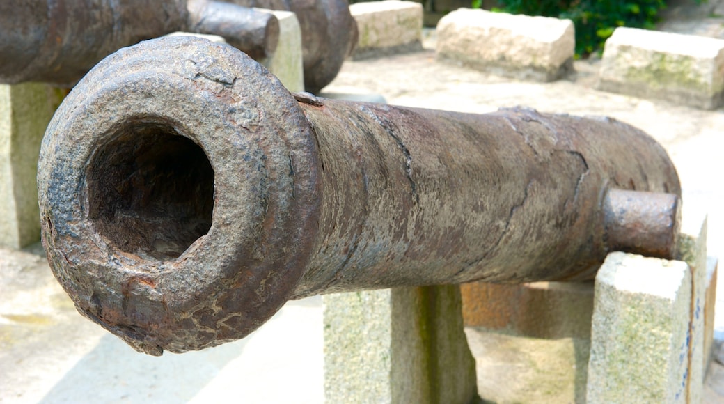 Hulishan Cannon Fort which includes military items and heritage architecture