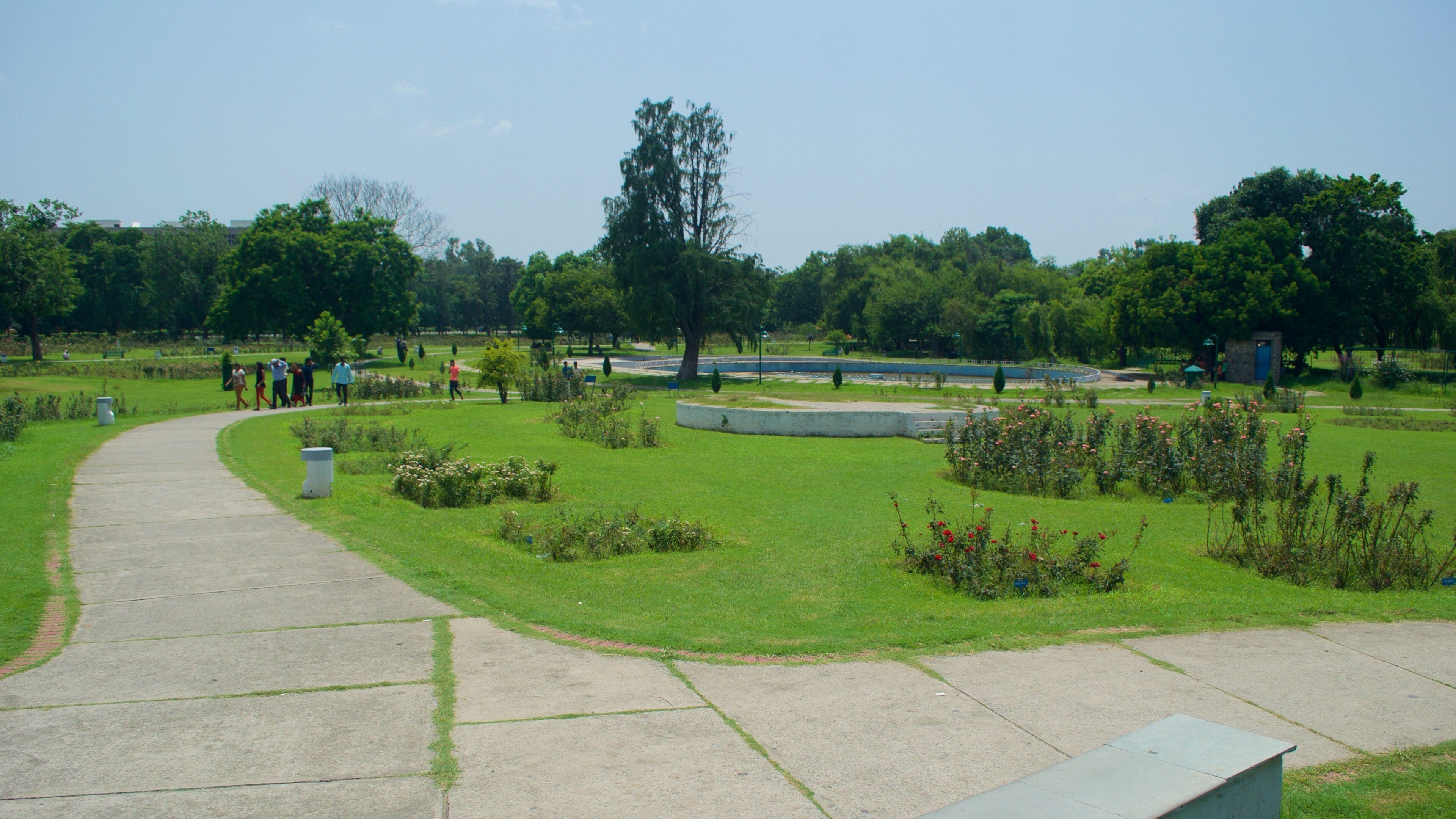 Zakir Rose Garden showing a park