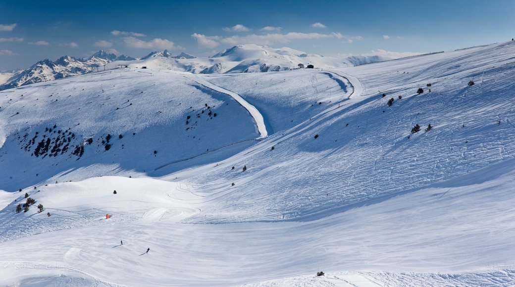 Encamp-Grandvalira Skiområde og byder på sne og bjerge