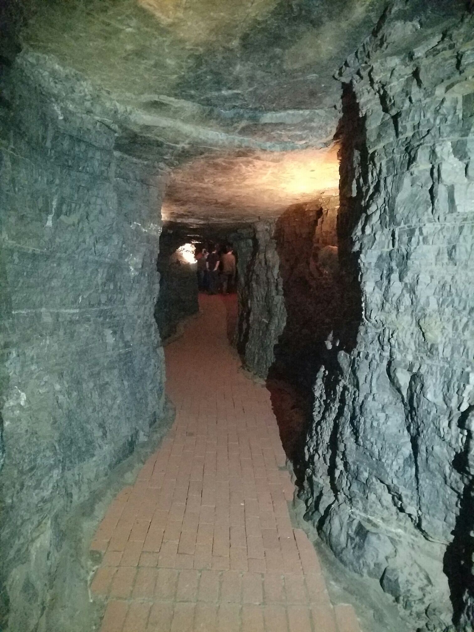 One of the tunnels