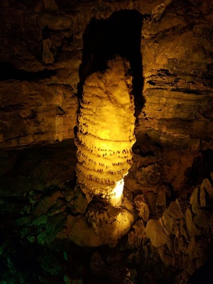 Inside the caves