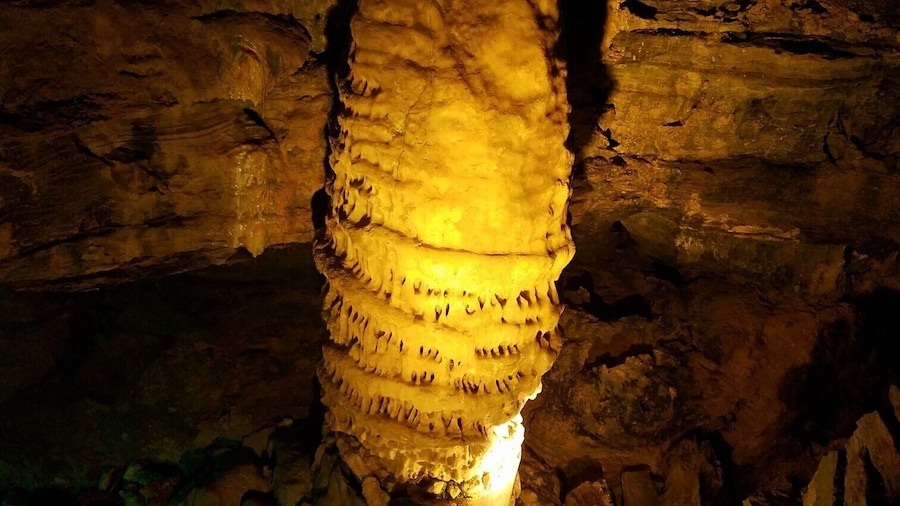 Inside the caves