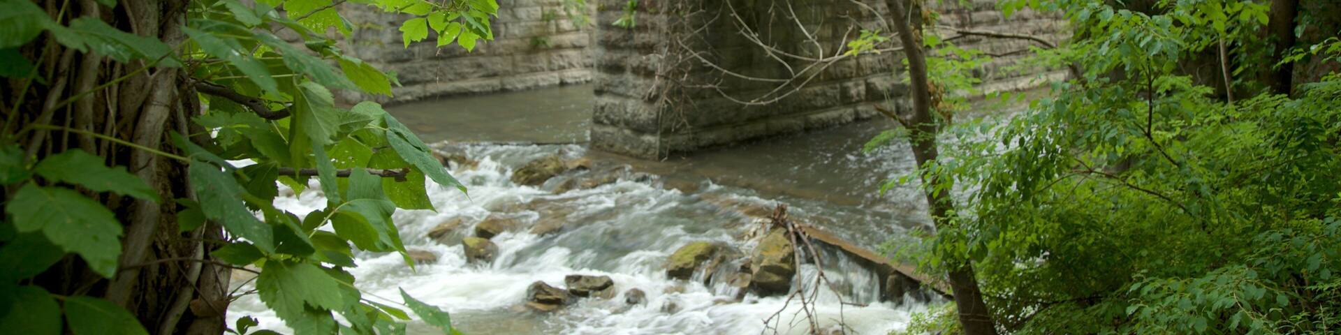 Parque estatal histórico de Old Erie Canal que incluye un río o arroyo