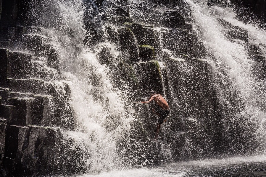 Climbing waterfalls in Mauritius. 
#troveon #mauritius #people
Make sure you follow me on:
https://www.facebook.com/ShotByCanipel/
https://www.instagram.com/canipel/