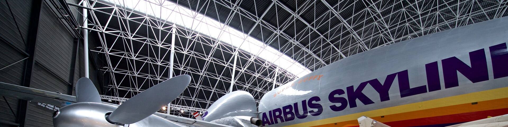 Airbus which includes interior views and aircraft
