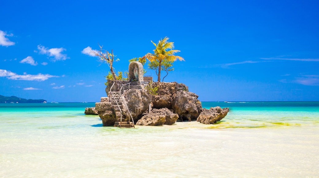Willy's rock on island Boracay, Philippines