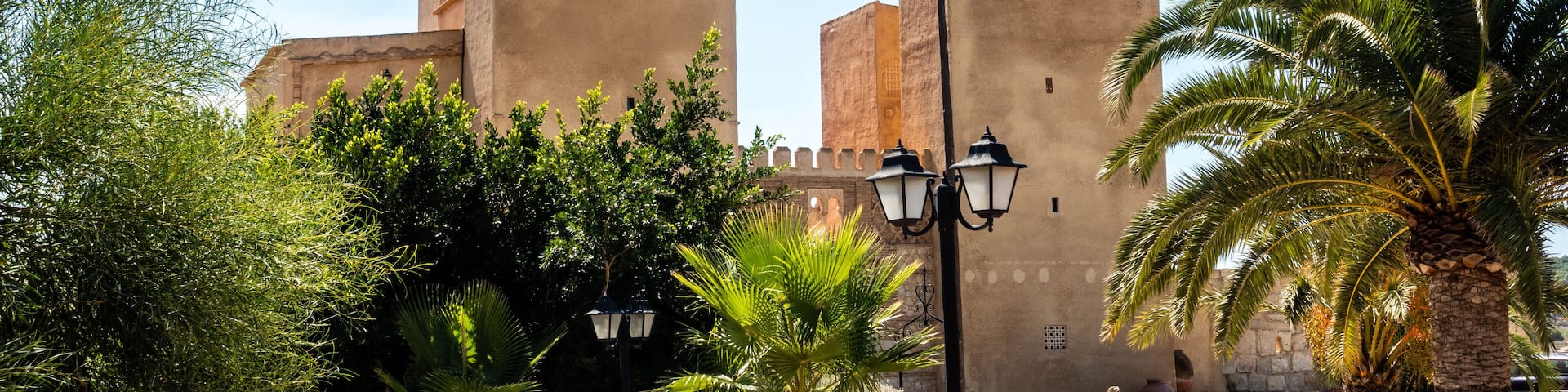 Beautiful shot of a castle in San Miguel de Salinas, Spain