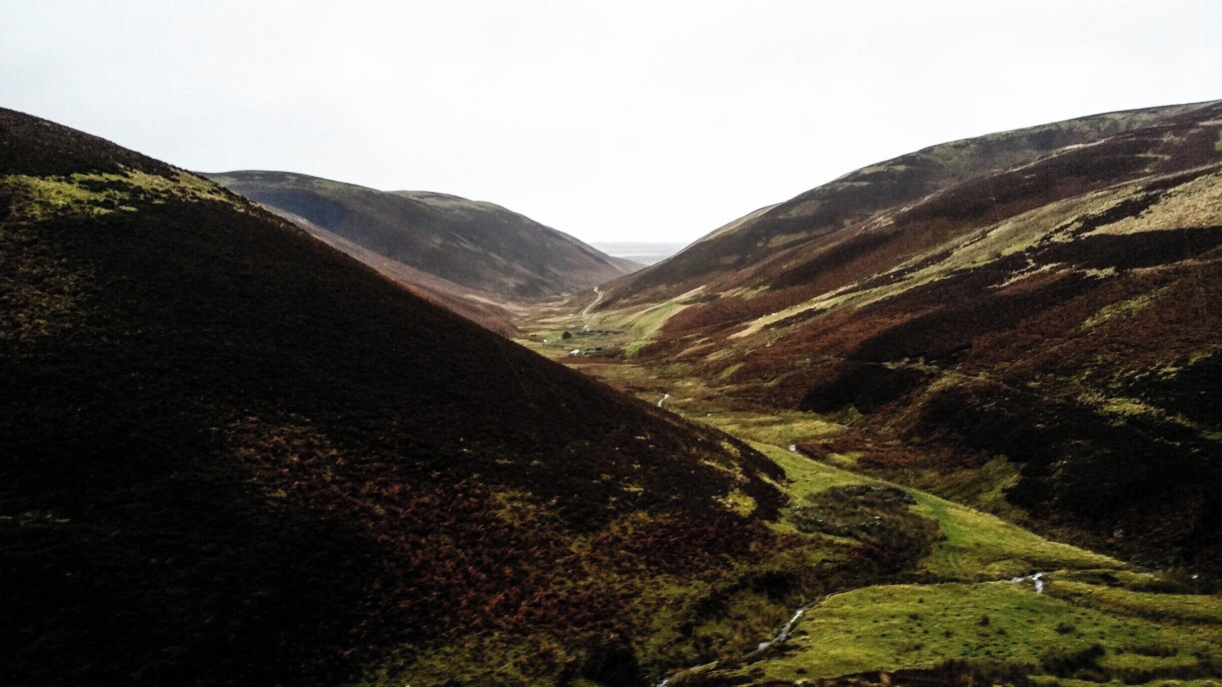 View from Emily Bank in the Moorfoot Hills. Looking north towards Edinburgh, Jeffries Corse is on the left. I went for a walk in to these beautiful hills to locate an air crash site I'd heard about and loved the views on the way.