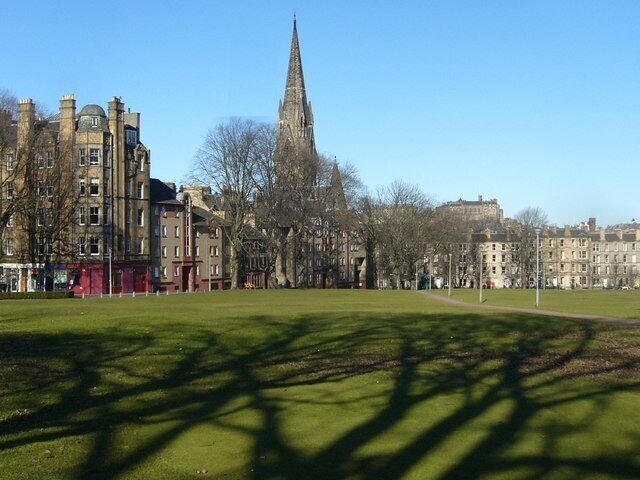 Bruntsfield Links, looking towards Barclay Church