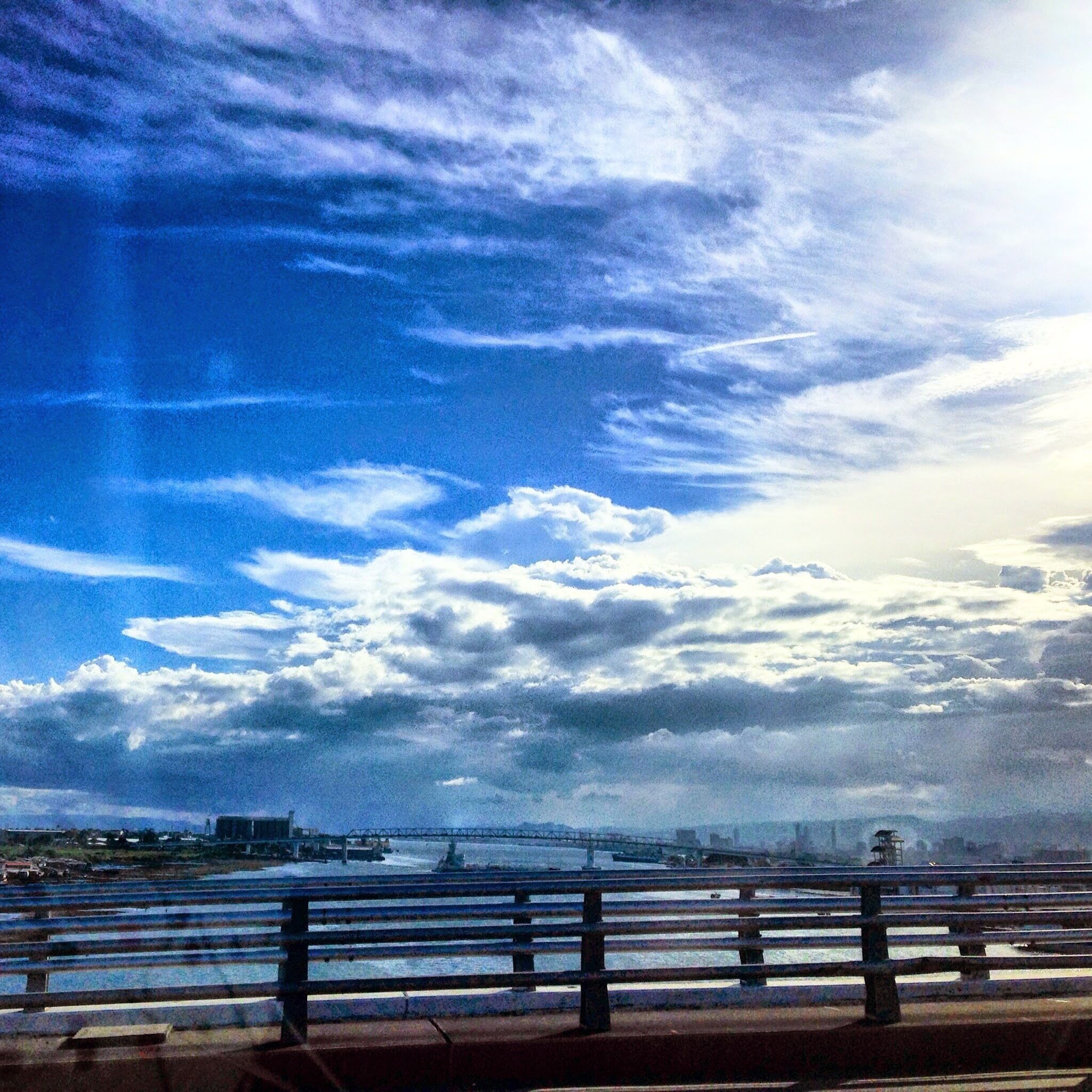 When you land in Mactan Island, the transportation will be taking you across this bridge into Cebu City.  #blue