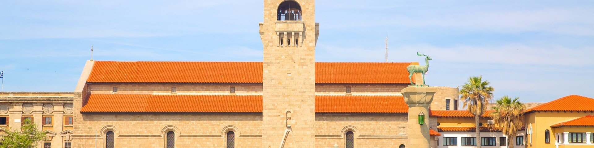 Rhodes Port featuring heritage architecture