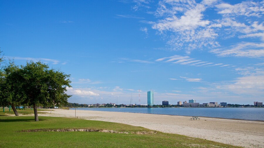 North Beach Interstate 10 featuring a beach and general coastal views