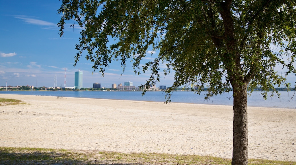 North Beach Interstate 10 featuring a beach and general coastal views