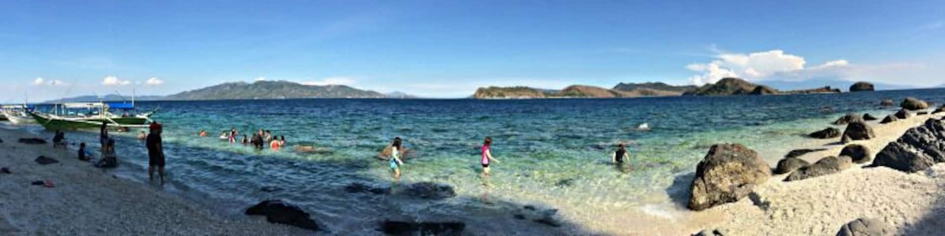 Sombrero Island in Batangas.