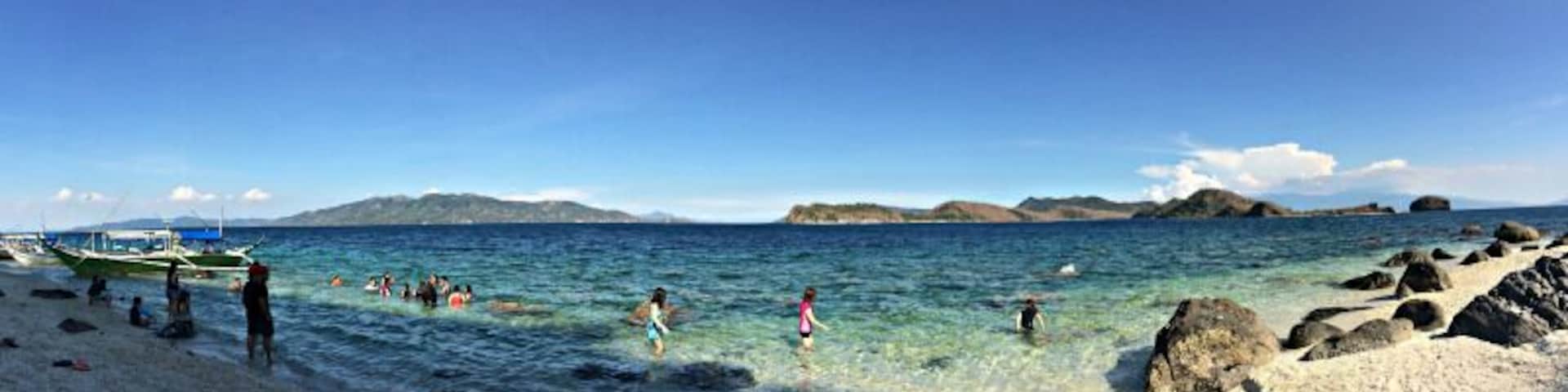 Sombrero Island in Batangas.