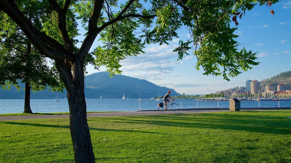 City Park which includes a park, a lake or waterhole and cycling