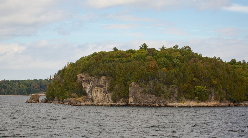 Lake Champlain Ferry showing tranquil scenes and a lake or waterhole