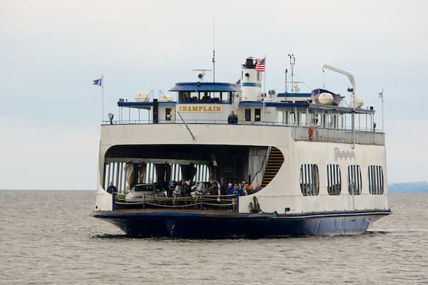 Lake Champlain Ferry featuring boating