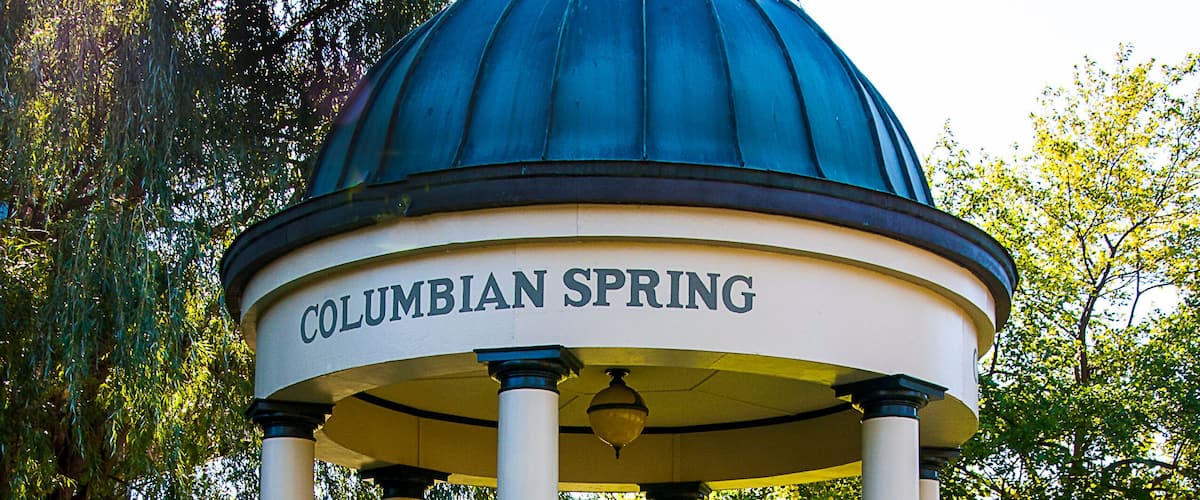 The city park in Saratoga Springs in Saratoga Springs which is a city in Saratoga County, New York, United States.The name reflects the presence of mineral springs in the area.