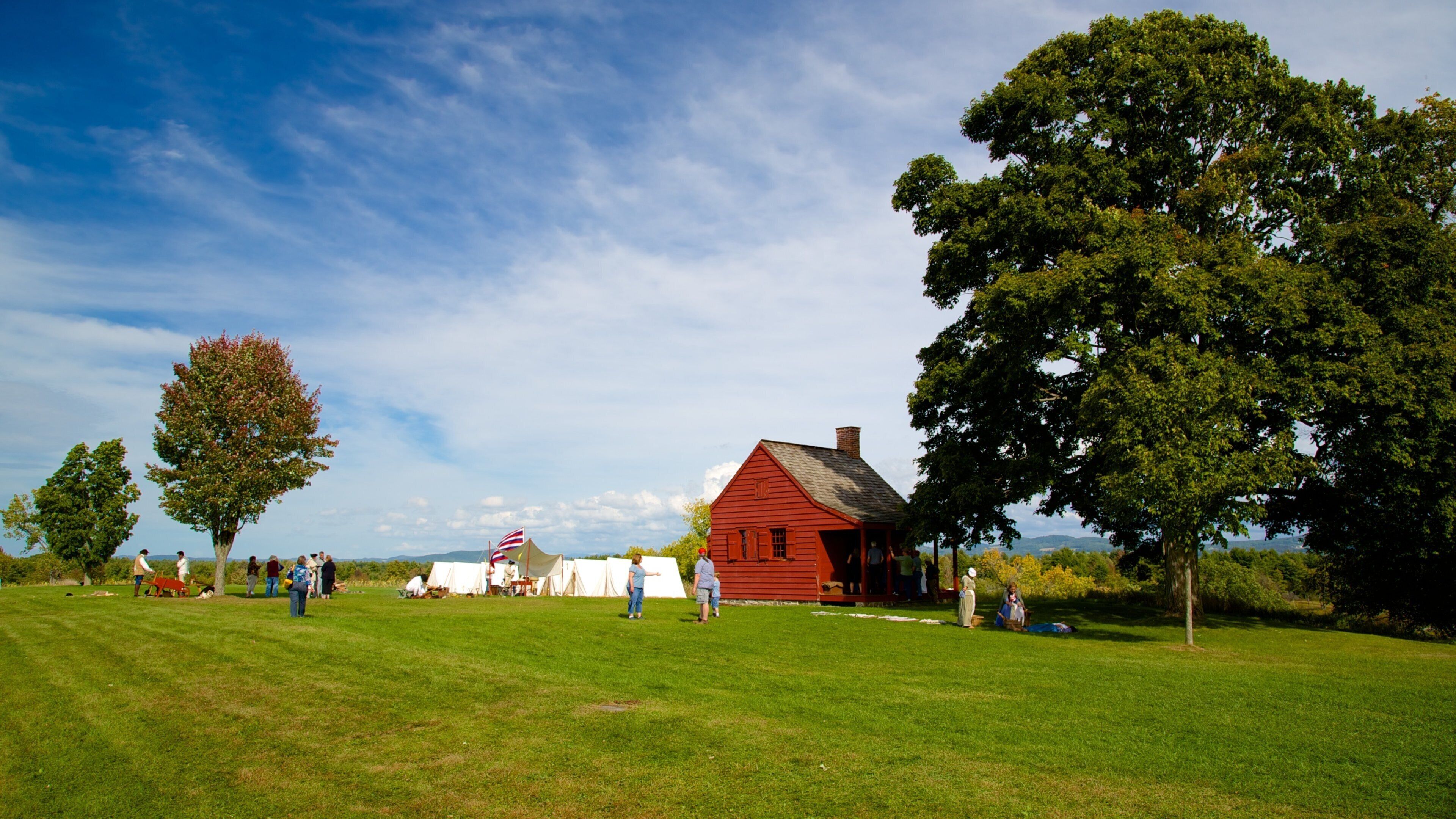 Saratoga National Historical Park showing tranquil scenes