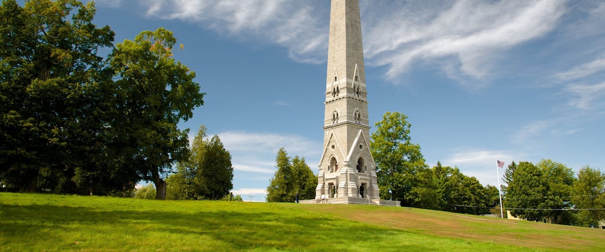 Saratoga National Historical Park which includes heritage elements and a monument
