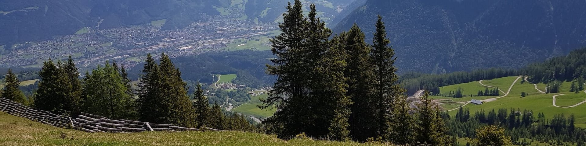 In the valley you can see the village Brand in Voralberg, Austria. This picture was taken on the BĂŒrserberg at 1690 meters.
