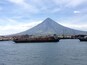 Perfect cone Mayon Volcano.