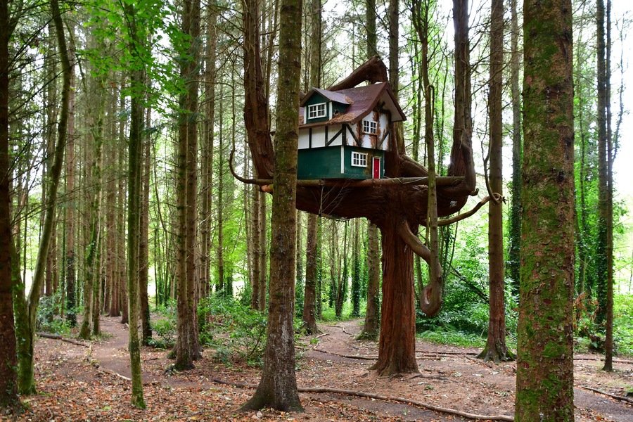 The Elf & Fairy village, Castlecomer Discovery Park, Co. Kilkenny, Ireland