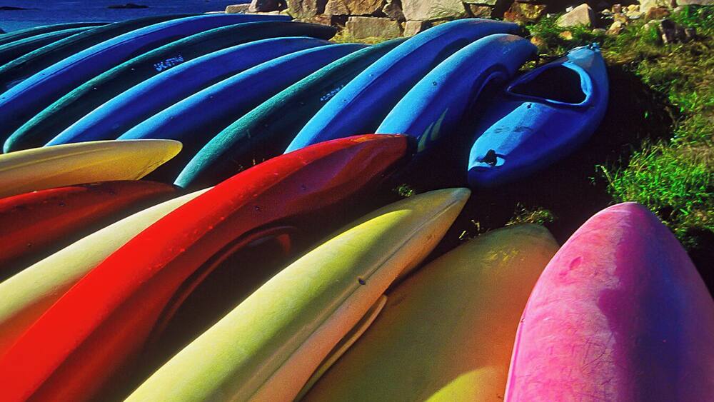 Galway Baywatch - Fuji velvia image, lifeguard hut on the west coast of Ireland