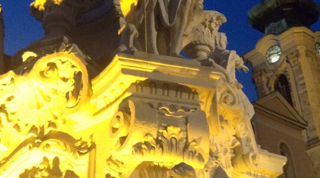 The Plague column in the central square of Hainburg an der Donau, situated next to the Philippus und Jakobus Church. The town also boasts one of the best preserved medieval town gates in Europe, in addition to many historical buildings.
You can get here by bus from Bratislava - the journey takes 20 minutes and costs €2.90 return.
#hainburganderdonau