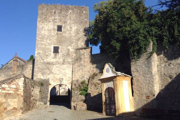 The remains of the town walls and gate on Blutgasse in the Austrian town of Hainburg an der Donau.
#hainburganderdonau