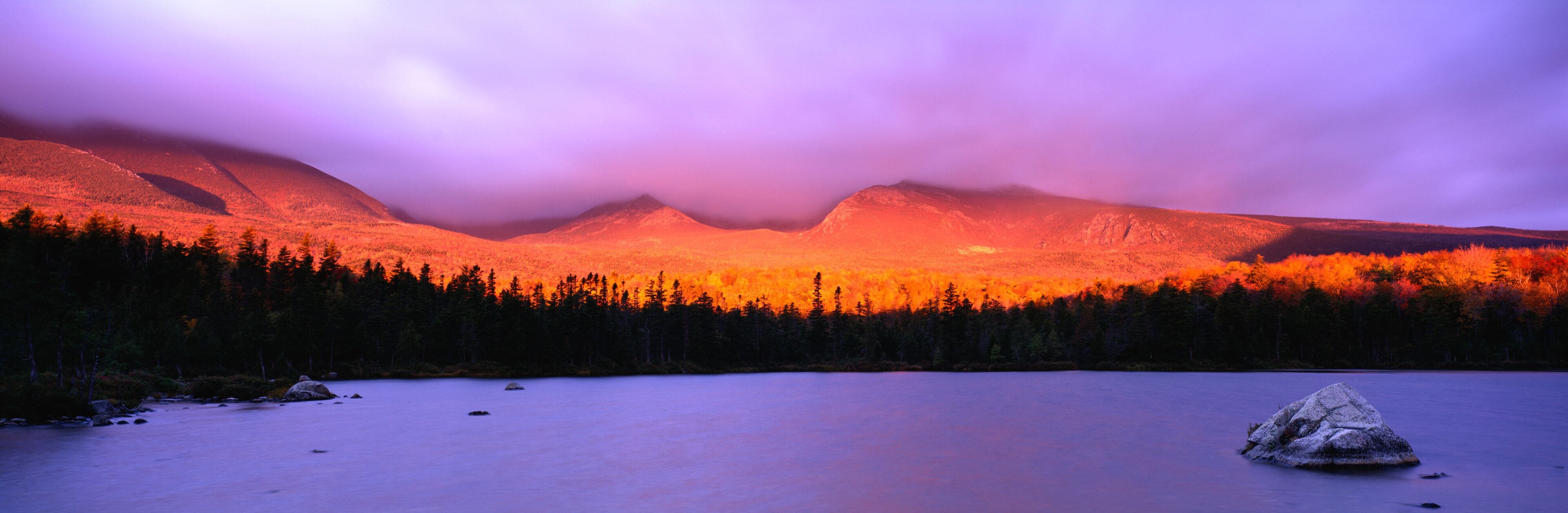 Sunrise at Mt. Katahdin at Baxter State Park